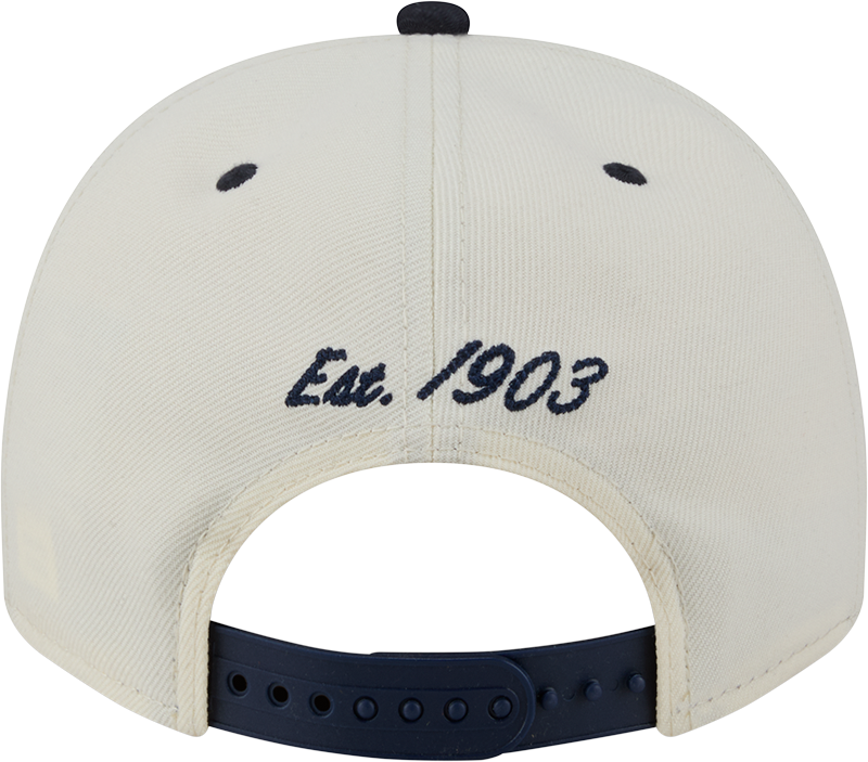 New York Yankees New Era Arched Ivory A-Frame 9FIFTY Snapback Hat Official Team Hat Sports Fan Cap Official MLB Team Hat Baseball Fan Cap