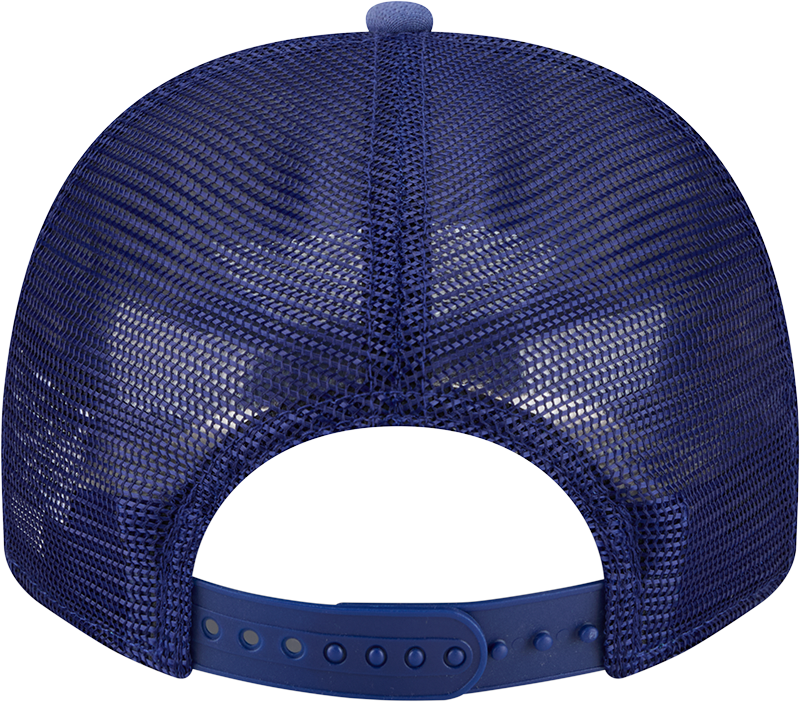 Los Angeles Dodgers New Era Blue Worn A-Frame 9FIFTY Trucker Snapback Hat Official Team Hat Sports Fan Cap Official MLB Team Hat Baseball Fan Cap