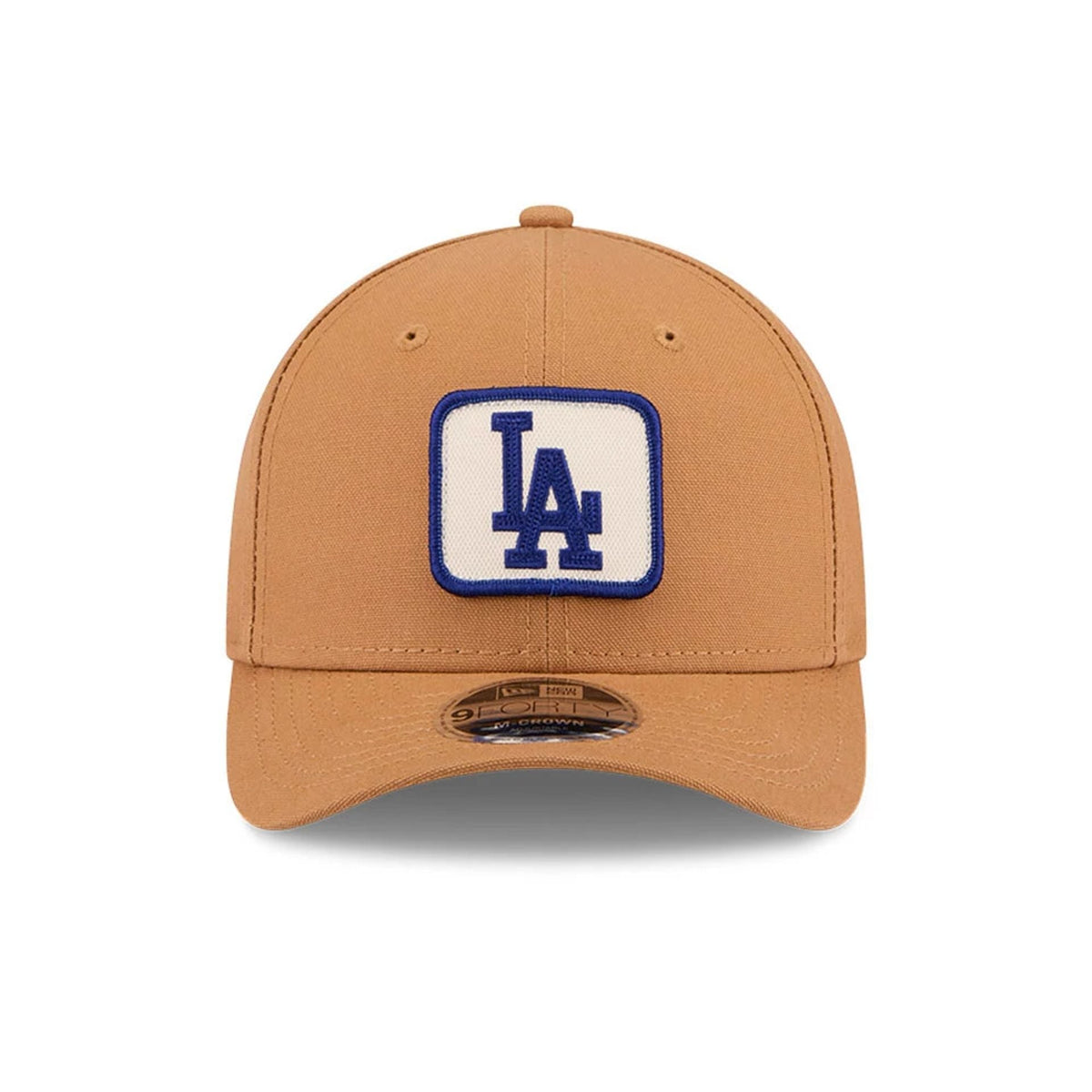 Los Angeles Dodgers MLB Team Choice 9FORTY M-Crown Strapback New Era Brown Official Team Hat Sports Fan Cap Official MLB Team Hat Baseball Fan Cap