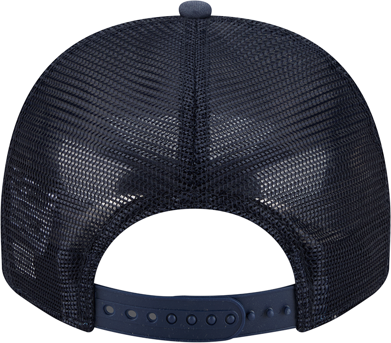 New York Yankees New Era Navy Worn A-Frame 9FIFTY Trucker Snapback Hat Official Team Hat Sports Fan Cap Official MLB Team Hat Baseball Fan Cap