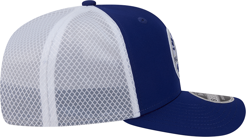 Men s Los Angeles Dodgers New Era Circle Patch 9SEVENTY Trucker Adjustable Hat Official Team Hat Sports Fan Cap Official MLB Team Hat Baseball Fan Cap