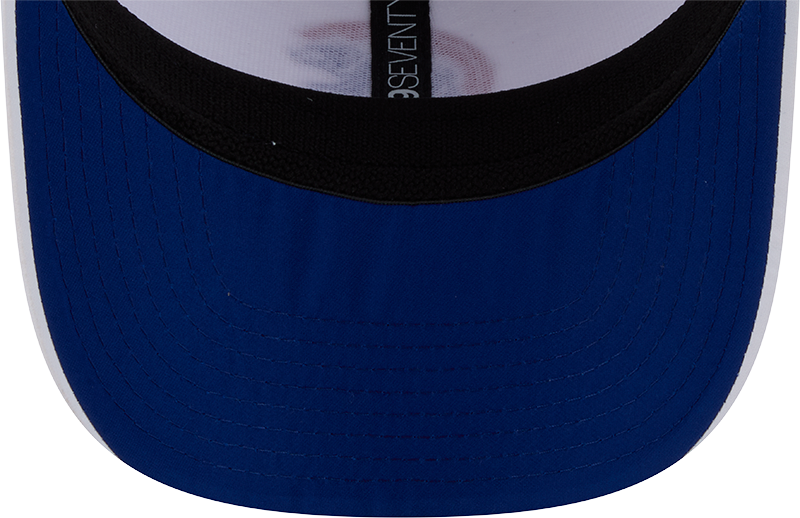 Chicago Cubs New Era White Sport Rope 9SEVENTY Stretch Snap Adjustable Hat-Walking Bear Official Team Hat Sports Fan Cap Official MLB Team Hat Basebal