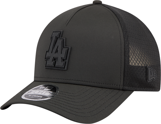Los Angeles Dodgers New Era Badged 9FORTY M-Crown Adjustable Hat-Black Official Team Hat Sports Fan Cap Official MLB Team Hat Baseball Fan Cap