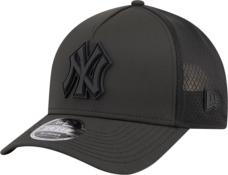 New York Yankees New Era Badged 9FORTY M-Crown Adjustable Hat-Black Official Team Hat Sports Fan Cap Official MLB Team Hat Baseball Fan Cap