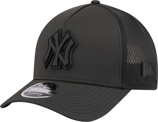 New York Yankees New Era Badged 9FORTY M-Crown Adjustable Hat-Black Official Team Hat Sports Fan Cap Official MLB Team Hat Baseball Fan Cap