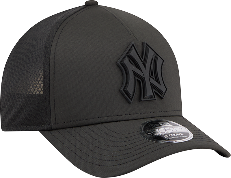 New York Yankees New Era Badged 9FORTY M-Crown Adjustable Hat-Black Official Team Hat Sports Fan Cap Official MLB Team Hat Baseball Fan Cap