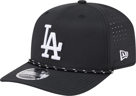 Men s Los Angeles Dodgers New Era Black Performance 9SEVENTY Sport Adjustable Hat Official Team Hat Sports Fan Cap Official MLB Team Hat Baseball Fan