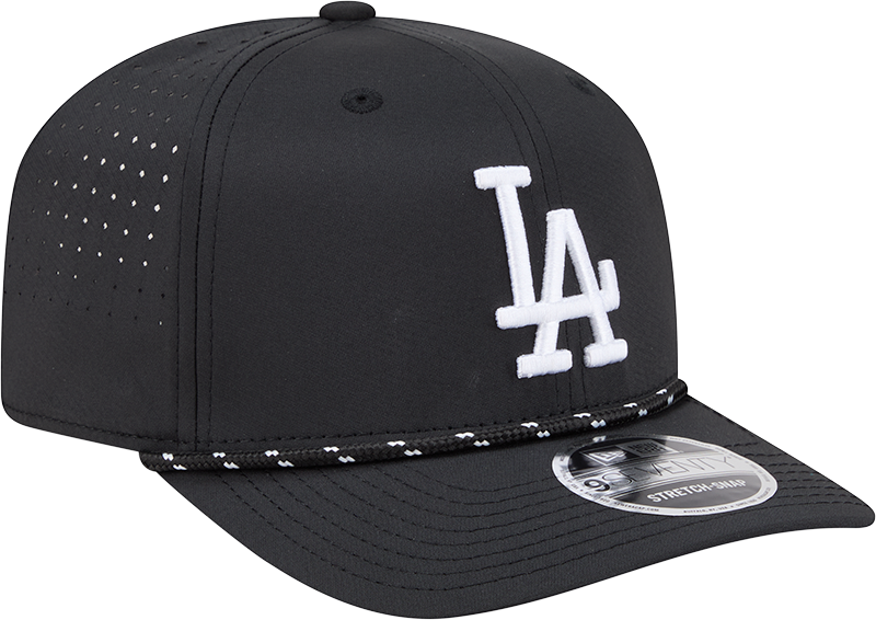 Men s Los Angeles Dodgers New Era Black Performance 9SEVENTY Sport Adjustable Hat Official Team Hat Sports Fan Cap Official MLB Team Hat Baseball Fan