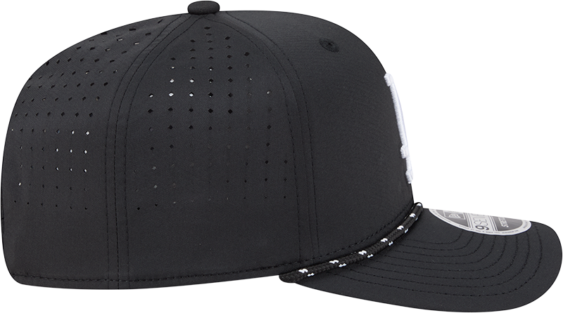 Men s Los Angeles Dodgers New Era Black Performance 9SEVENTY Sport Adjustable Hat Official Team Hat Sports Fan Cap Official MLB Team Hat Baseball Fan
