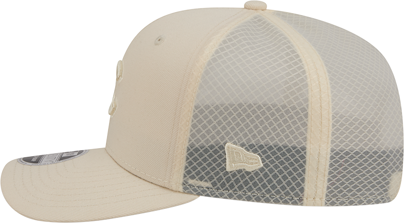 Men s Chicago Cubs New Era Light Beige Color Pack 9SEVENTY Trucker Adjustable Hat Official Team Hat Sports Fan Cap Official MLB Team Hat Baseball Fan