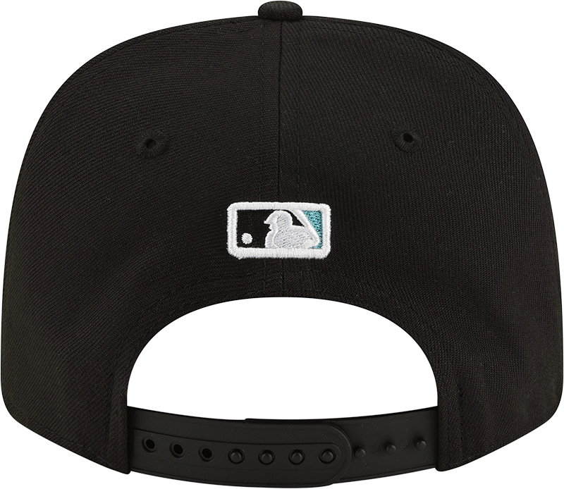 Florida Marlins Cooperstown New Era Black 9SEVENTY Adjustable Hat Official Team Hat Sports Fan Cap Official MLB Team Hat Baseball Fan Cap