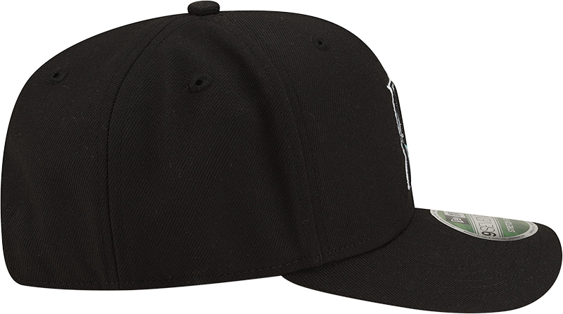 Florida Marlins Cooperstown New Era Black 9SEVENTY Adjustable Hat Official Team Hat Sports Fan Cap Official MLB Team Hat Baseball Fan Cap