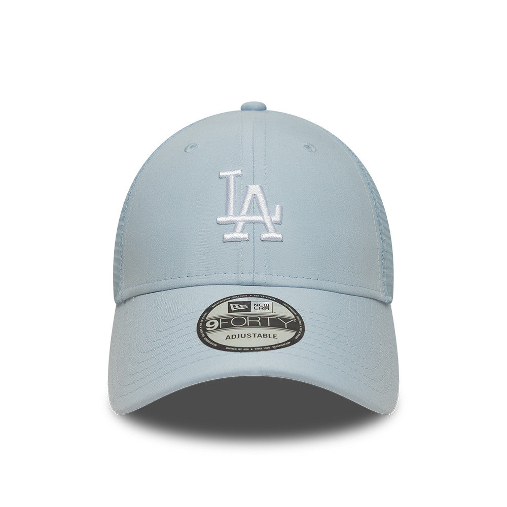 Los Angeles Dodgers MLB Homefield 9FORTY Snapback Trucker Light Blue Official Team Hat Sports Fan Cap Official MLB Team Hat Baseball Fan Cap