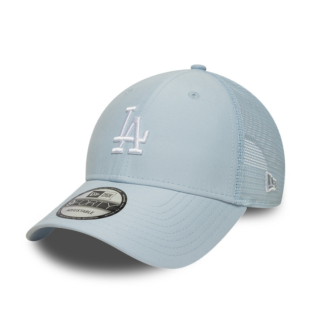 Los Angeles Dodgers MLB Homefield 9FORTY Snapback Trucker Light Blue Official Team Hat Sports Fan Cap Official MLB Team Hat Baseball Fan Cap
