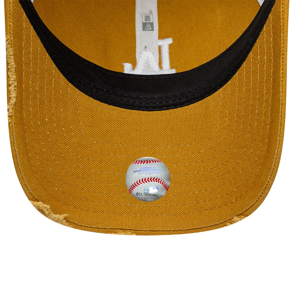 Los Angeles Dodgers MLB Distressed Cotton Canvas 9TWENTY Trucker New Era Official Team Hat Sports Fan Cap Official MLB Team Hat Baseball Fan Cap