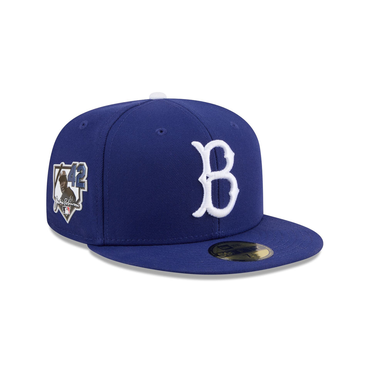Brooklyn Dodgers Jackie Robinson Day 2026 MLB 59FIFTY New Era Blue Official Team Hat Sports Fan Cap Official MLB Team Hat Baseball Fan Cap