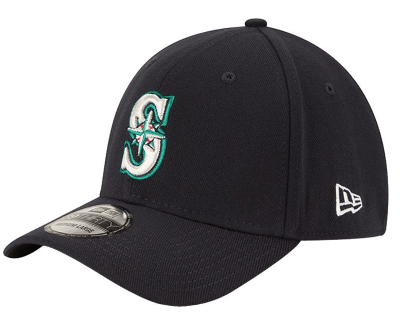 New Era Men s Seattle Mariners 39Thirty Classic Navy Stretch Fit Hat Official Team Hat Sports Fan Cap Official MLB Team Hat Baseball Fan Cap