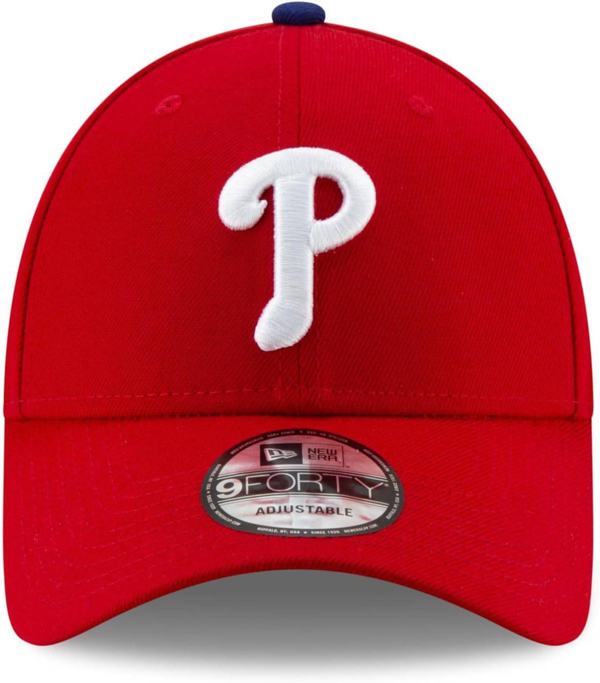 Philadelphia Phillies The League 9FORTY Adjustable Game Cap Official Team Hat Sports Fan Cap Official MLB Team Hat Baseball Fan Cap