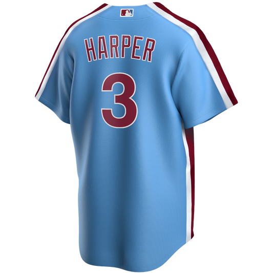 Men s Philadelphia Phillies Bryce Harper Nike Blue Alternate Replica Player Jersey Official Team Jersey Sports Fan Apparel Official MLB Team Apparel B