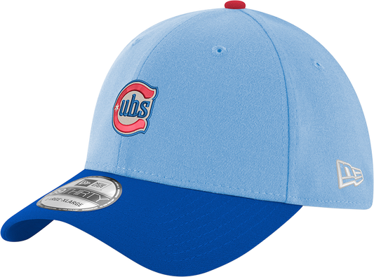 Chicago Cubs 2nd Alternate Sky Blue Royal New Era 39THIRTY Flex Hat Official Team Hat Sports Fan Cap Official MLB Team Hat Baseball Fan Cap