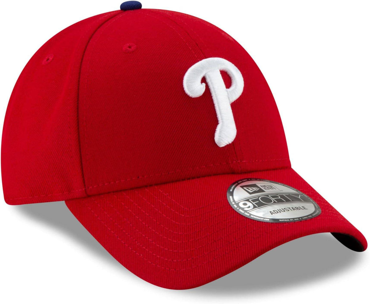 Philadelphia Phillies The League 9FORTY Adjustable Game Cap Official Team Hat Sports Fan Cap Official MLB Team Hat Baseball Fan Cap