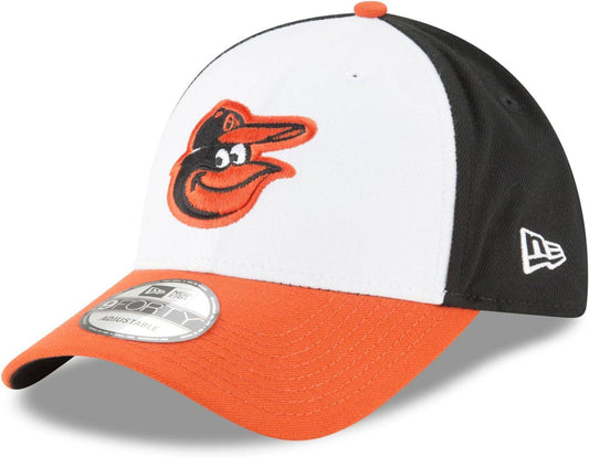 Men s Baltimore Orioles The League 9FORTY Adjustable Home Cap Official Team Hat Sports Fan Cap Official MLB Team Hat Baseball Fan Cap
