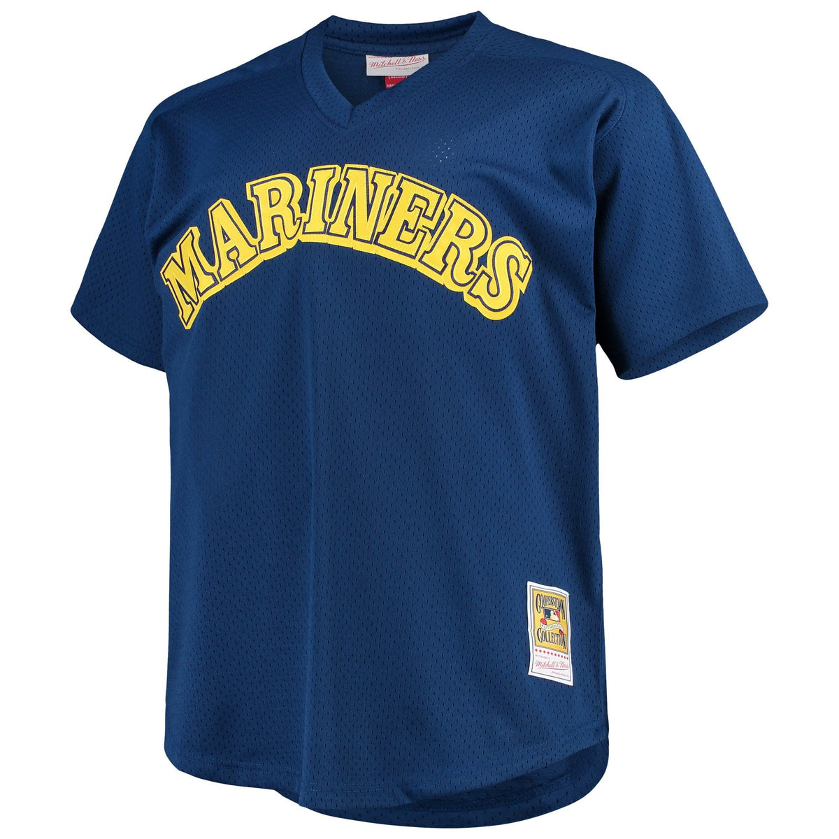 Men s Seattle Mariners Ken Griffey Jr 1991 Mitchell And Ness Royal Blue Cooperstown Collection Mesh Batting Practice Jersey Official Team Jersey Sport