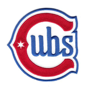 Chicago Cubs 2nd Alternate Logo Patch Official Team Jersey Sports Fan Apparel Official MLB Team Apparel Baseball Fan Gear