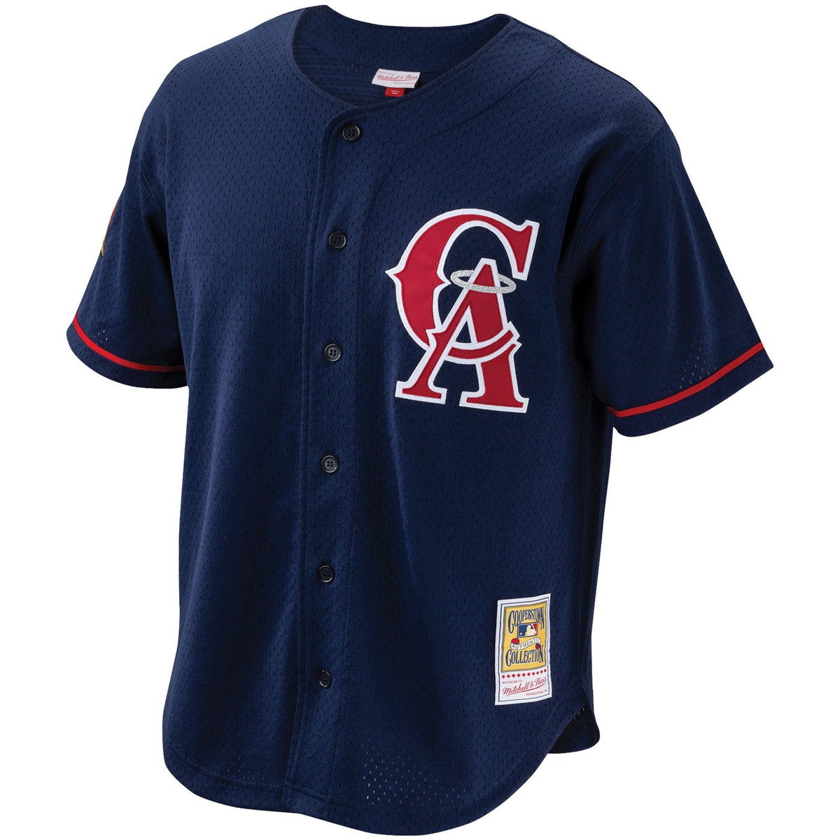 Men s Bo Jackson California Angels Mitchell And Ness Cooperstown Collection Authentic Batting Practice Jersey - Navy Official Team Jersey Sports Fan A