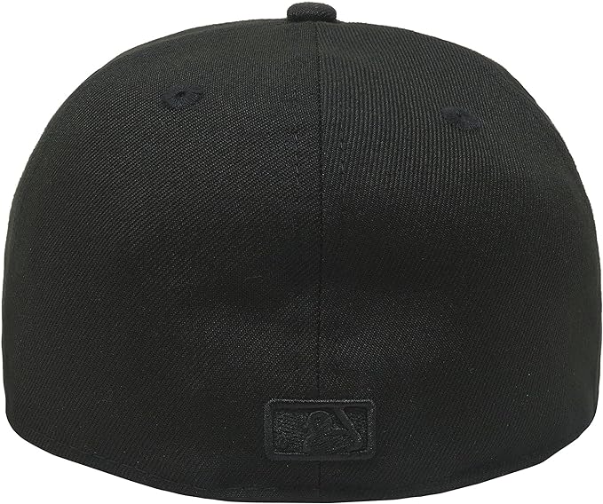 Men s Philadelphia Phillies Tonal Black On Black 59FIFTY Fitted Hat Official Team Hat Sports Fan Cap Official MLB Team Hat Baseball Fan Cap