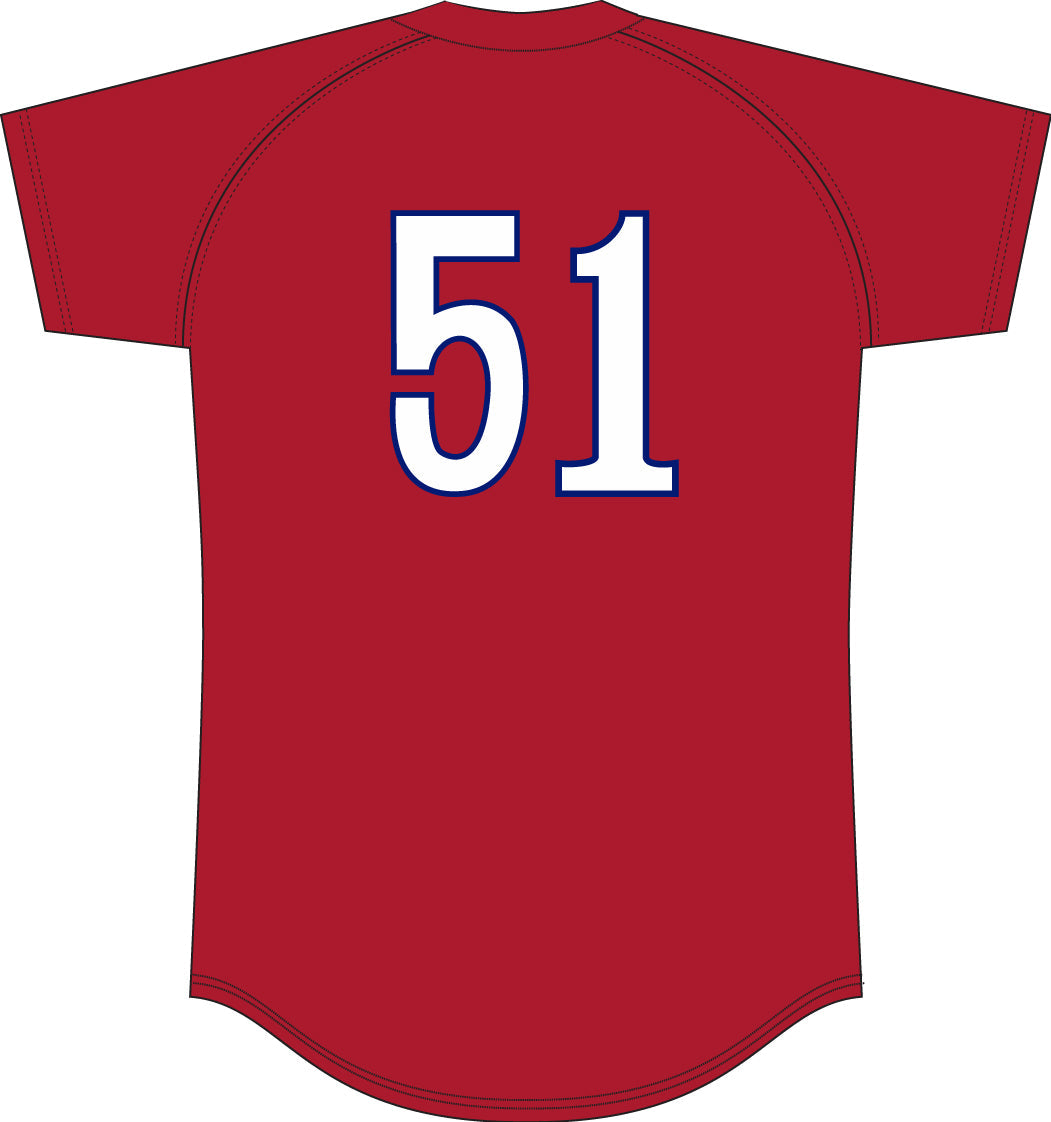 Men s Randy Johnson Montreal Expos Mitchell And Ness Batting Practice Jersey - Red Official Team Jersey Sports Fan Apparel Official MLB Team Apparel B