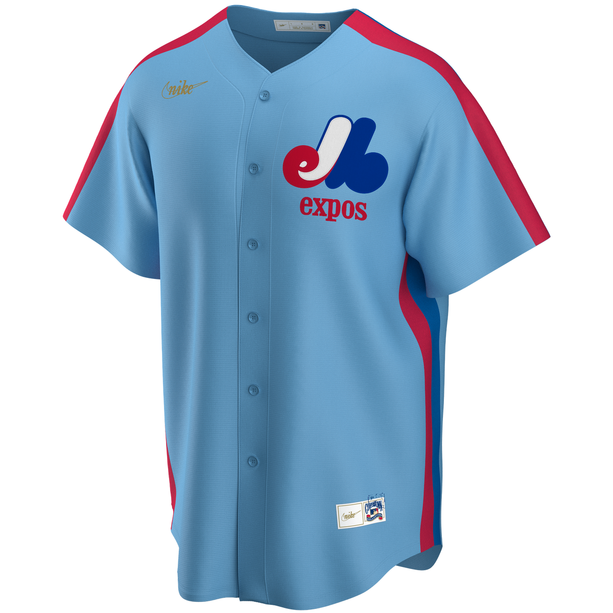 Men s Montreal Expos Vladimir Guerrero Nike Light Blue Road Cooperstown Collection Team Jersey Official Team Jersey Sports Fan Apparel Official MLB Te