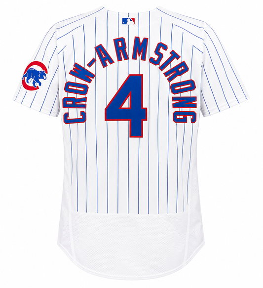 Men s Chicago Cubs Pete Crow-Armstrong Nike Home White Authentic Player Jersey Official Team Jersey Sports Fan Apparel Official MLB Team Apparel Baseb