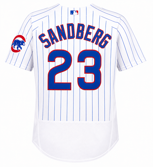 Men s Chicago Cubs Ryne Sandberg Nike White Home Authentic Player Jersey Official Team Jersey Sports Fan Apparel Official MLB Team Apparel Baseball Fa