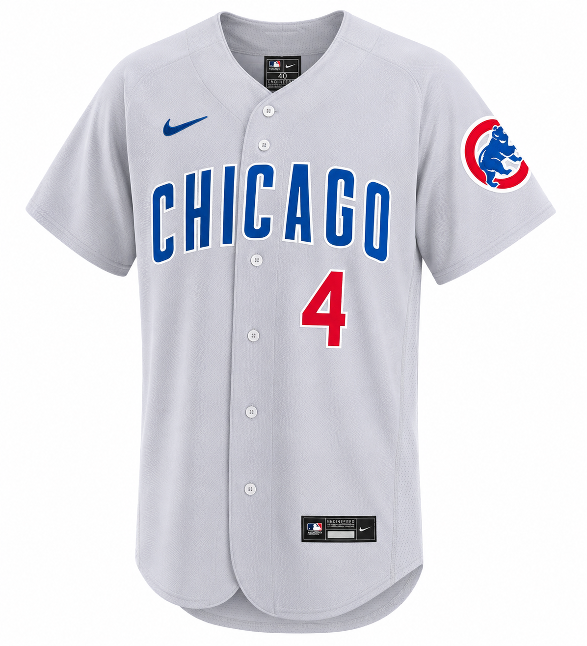 Men s Chicago Cubs Pete Crow-Armstrong Nike Road Gray Authentic Player Jersey Official Team Jersey Sports Fan Apparel Official MLB Team Apparel Baseba