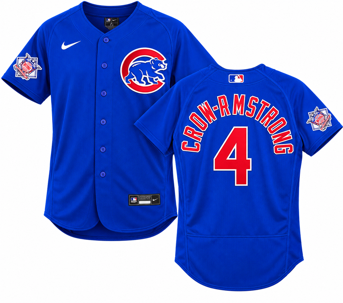 Men s Chicago Cubs Pete Crow-Armstrong Nike Alternate Royal Blue Authentic Player Jersey Official Team Jersey Sports Fan Apparel Official MLB Team App