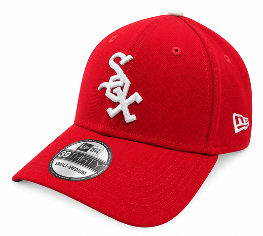 Chicago White Sox Classic 1972 Cooperstown Classics Red 39THIRTY Flex Fit New Era Hat Official Team Hat Sports Fan Cap Official MLB Team Hat Baseball