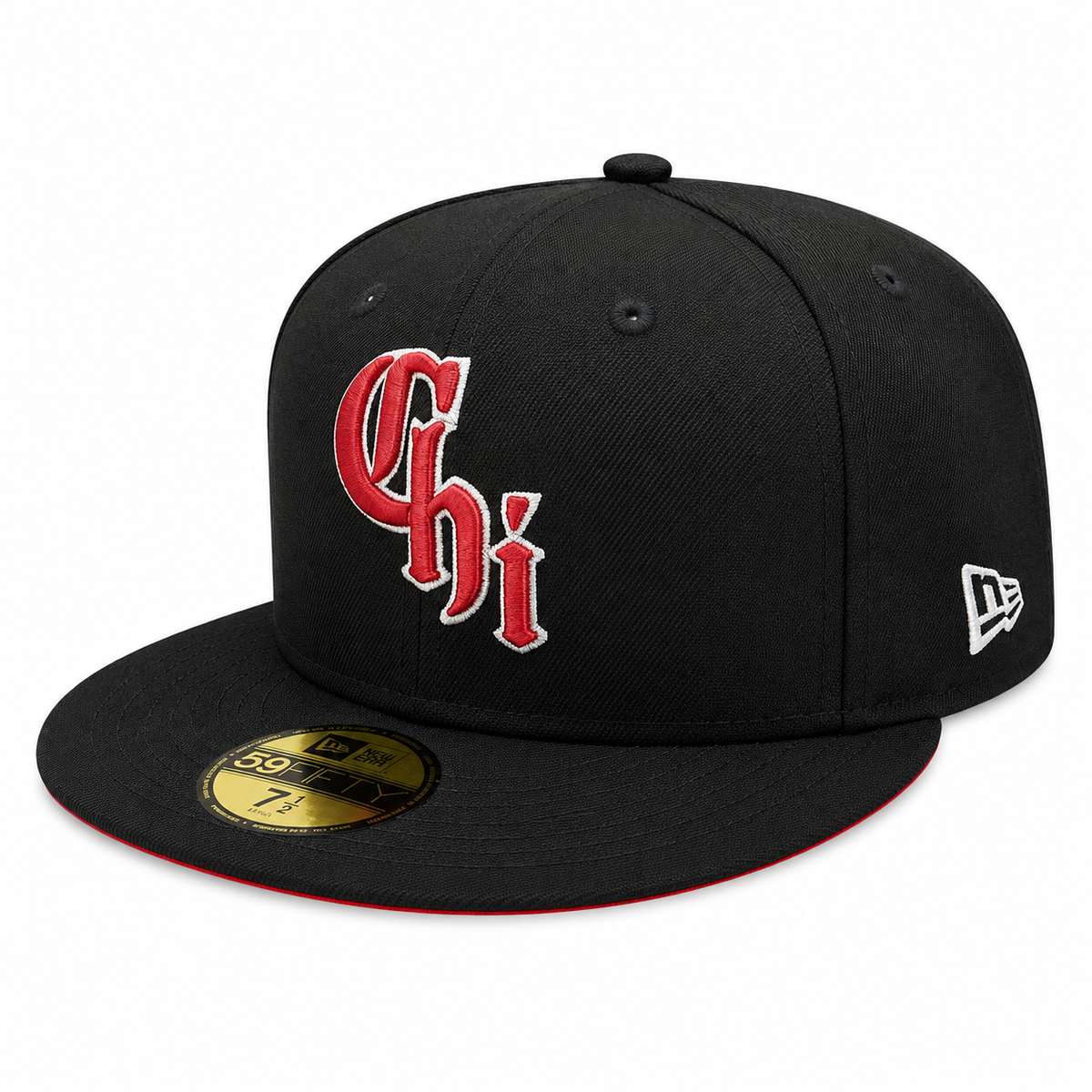 Chicago White Sox New Era City Connect Red Black 59FIFTY Fitted Hat Official Team Hat Sports Fan Cap Official MLB Team Hat Baseball Fan Cap