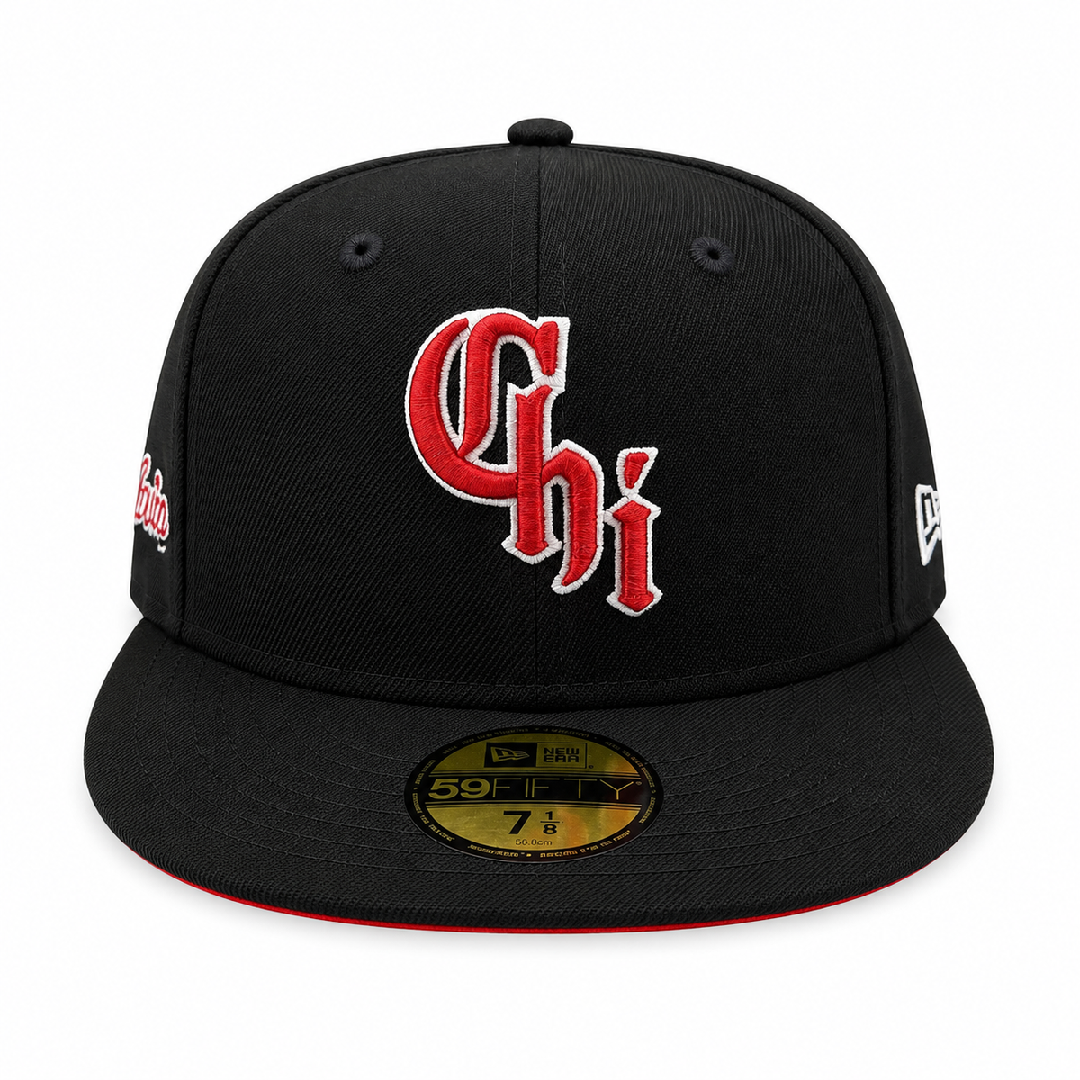 Chicago White Sox New Era City Connect Red Black 59FIFTY Fitted Hat Official Team Hat Sports Fan Cap Official MLB Team Hat Baseball Fan Cap