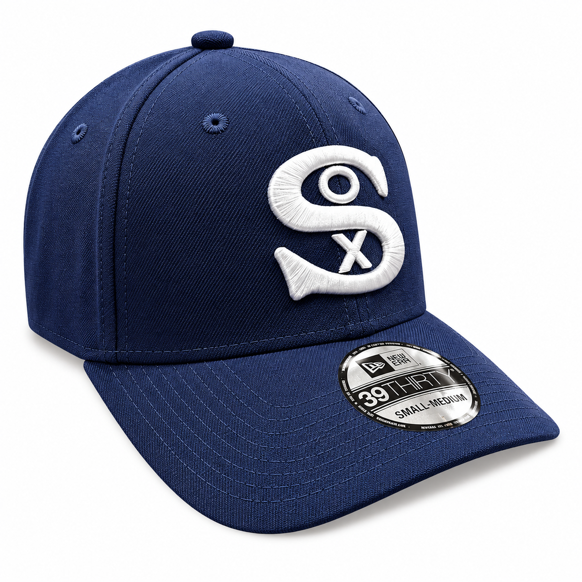 Chicago White Sox New Era 1929 Cooperstown Classics Navy 39THIRTY Flex Fit Hat Official Team Hat Sports Fan Cap Official MLB Team Hat Baseball Fan Cap