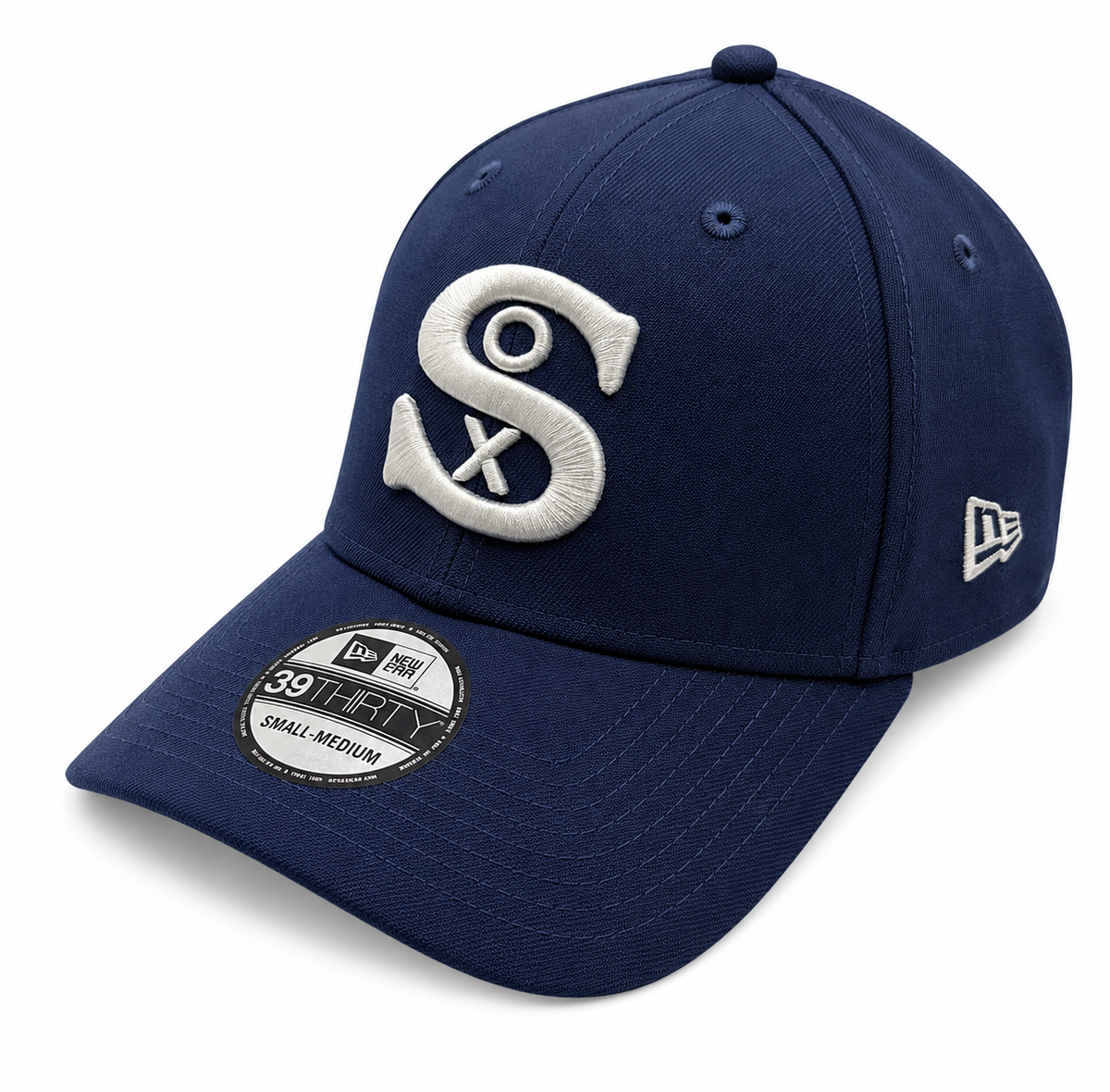 Chicago White Sox New Era 1929 Cooperstown Classics Navy 39THIRTY Flex Fit Hat Official Team Hat Sports Fan Cap Official MLB Team Hat Baseball Fan Cap