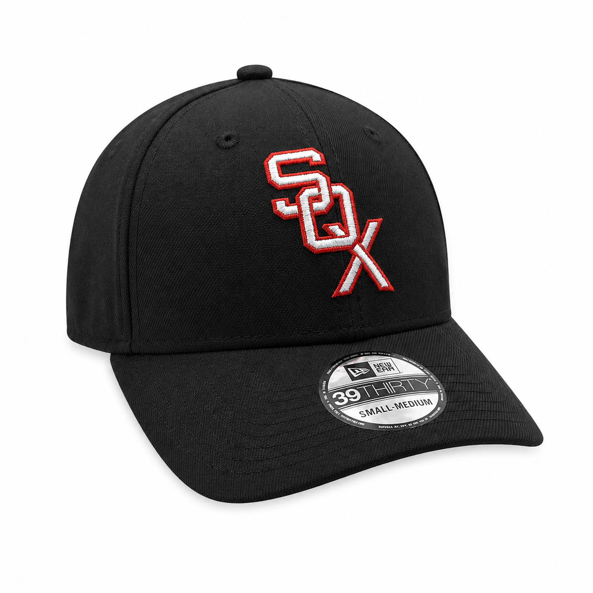 Chicago White Sox 1959 Cooperstown Classics Black 39THIRTY Flex Fit New Era Hat Official Team Hat Sports Fan Cap Official MLB Team Hat Baseball Fan Ca