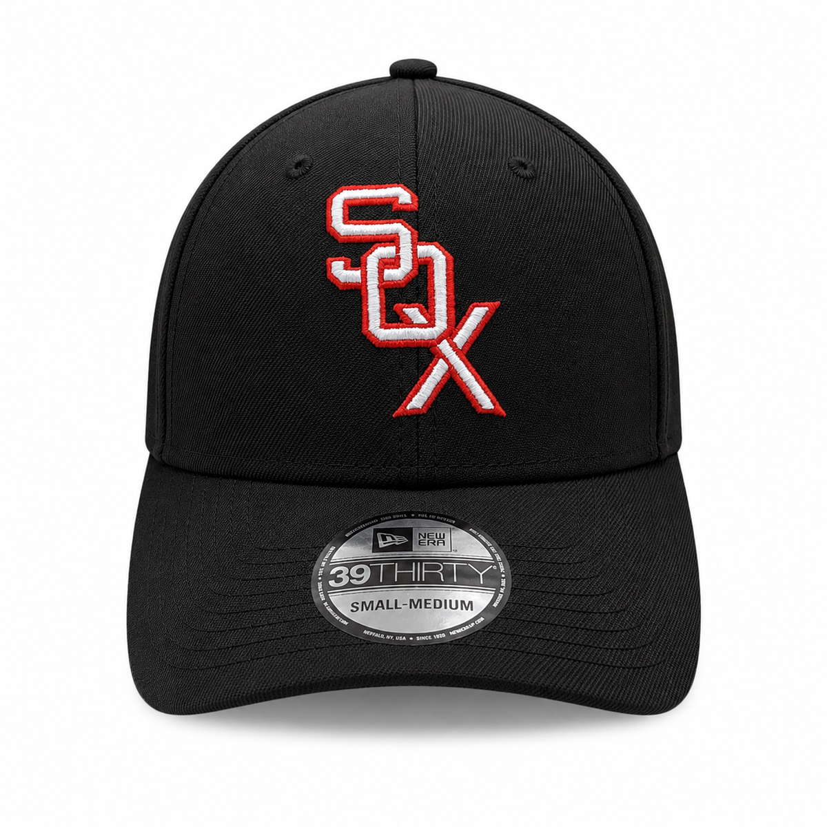 Chicago White Sox 1959 Cooperstown Classics Black 39THIRTY Flex Fit New Era Hat Official Team Hat Sports Fan Cap Official MLB Team Hat Baseball Fan Ca