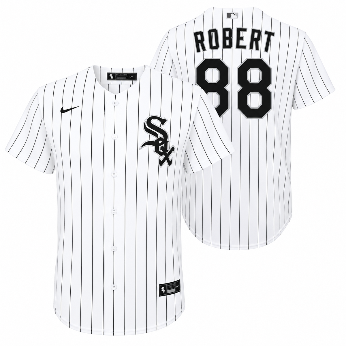 Youth Luis Robert Chicago White Sox White Home Nike Replica Jersey Official Team Jersey Sports Fan Apparel Official MLB Team Apparel Baseball Fan Gear