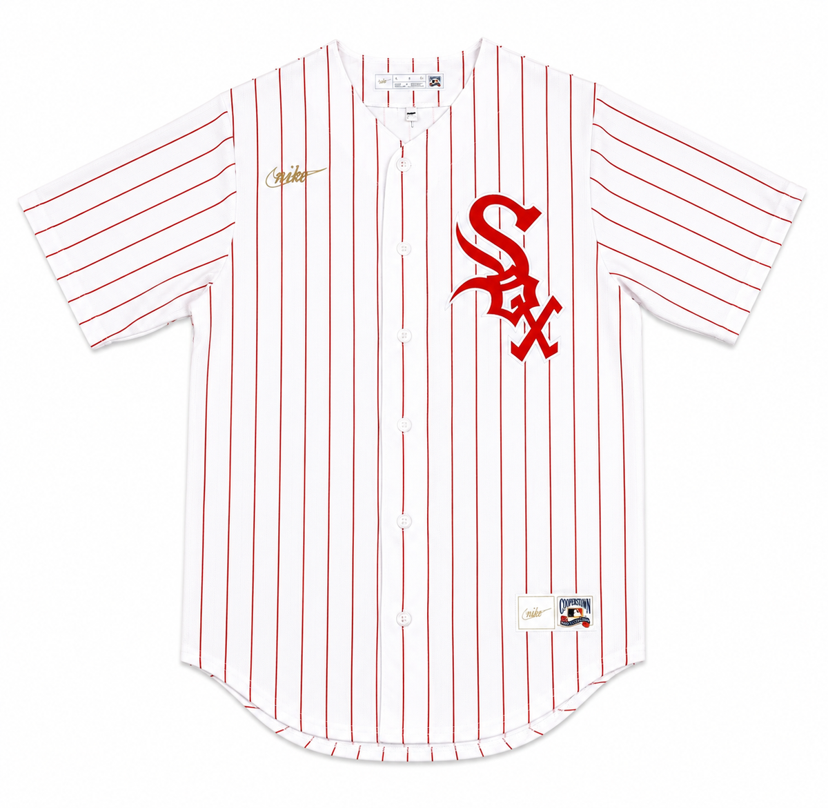 Men s Chicago White Sox Cooperstown Turn Back The Clock 1972 Home White Scarlet NIKE Blank Replica Jersey Official Team Jersey Sports Fan Apparel Offi