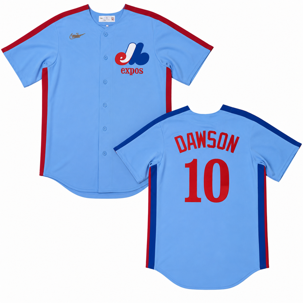 Men s Montreal Expos Andre Dawson Nike Light Blue Road Cooperstown Collection Premium Team Jersey Official Team Jersey Sports Fan Apparel Official MLB