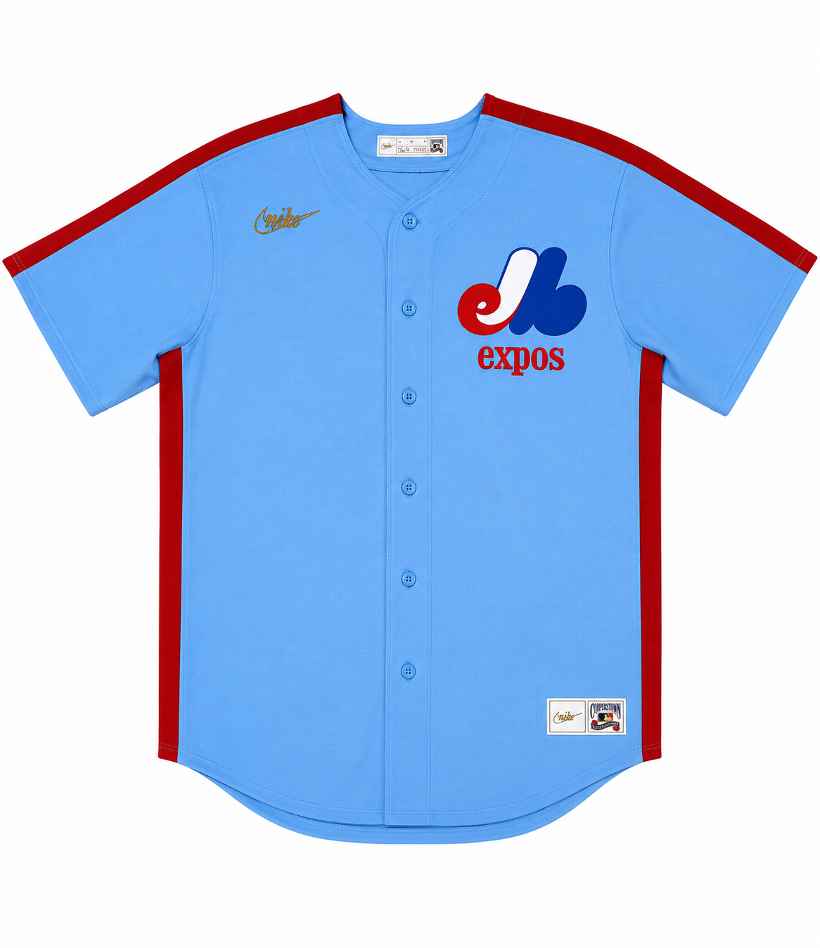 Men s Montreal Expos Andre Dawson Nike Light Blue Road Cooperstown Collection Premium Team Jersey Official Team Jersey Sports Fan Apparel Official MLB