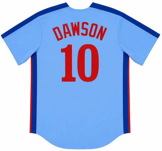 Men s Montreal Expos Andre Dawson Nike Light Blue Road Cooperstown Collection Premium Team Jersey Official Team Jersey Sports Fan Apparel Official MLB