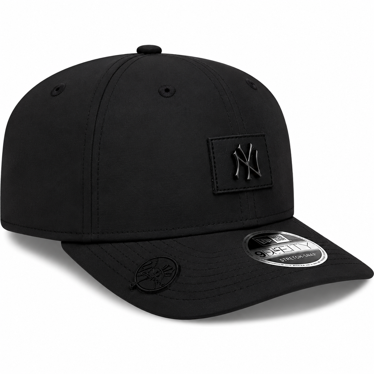 New York Yankees New Era 2026 Clubhouse 9SEVENTY Stretch Snap Adjustable Hat-Black Tonal Official Team Hat Sports Fan Cap Official MLB Team Hat Baseba