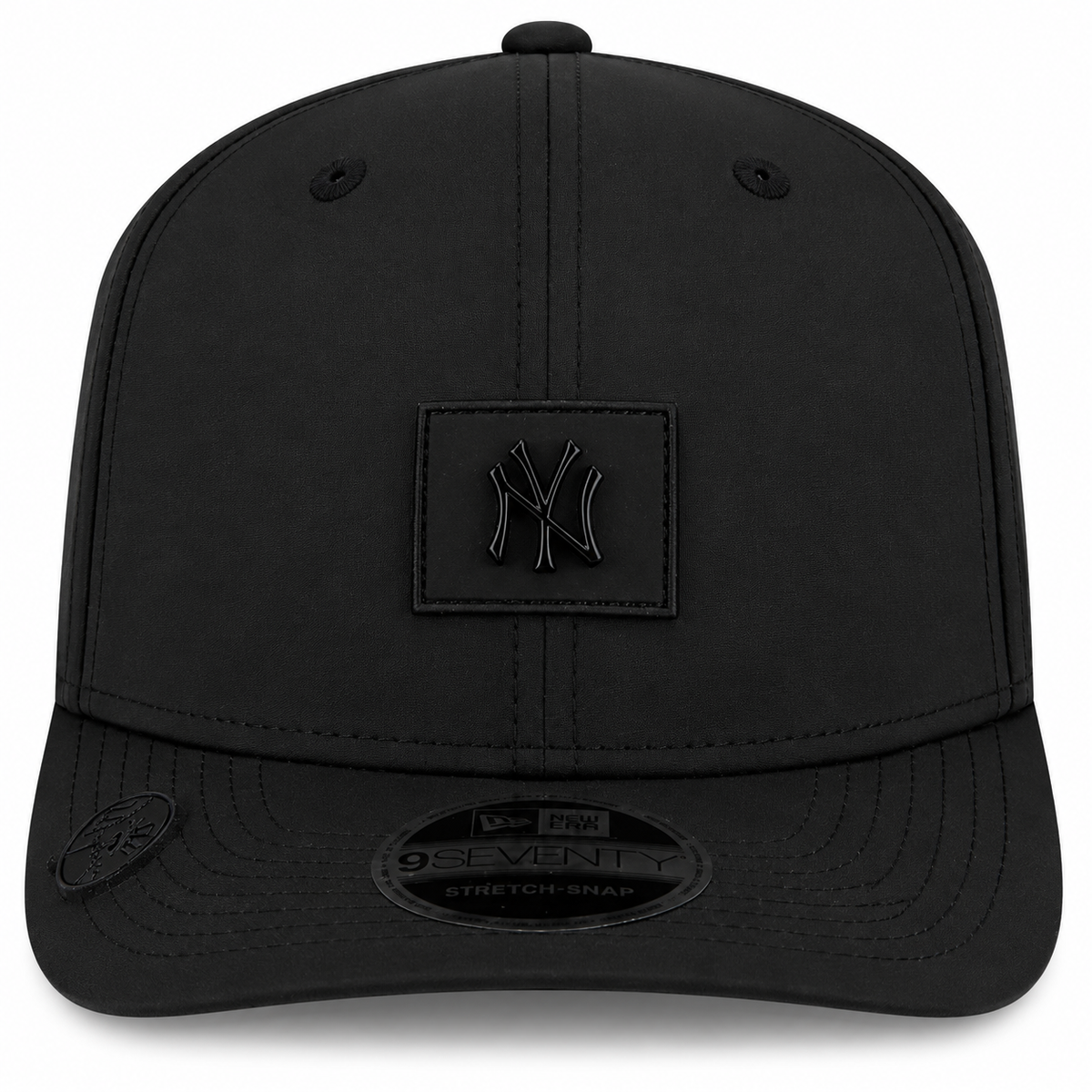 New York Yankees New Era 2026 Clubhouse 9SEVENTY Stretch Snap Adjustable Hat-Black Tonal Official Team Hat Sports Fan Cap Official MLB Team Hat Baseba